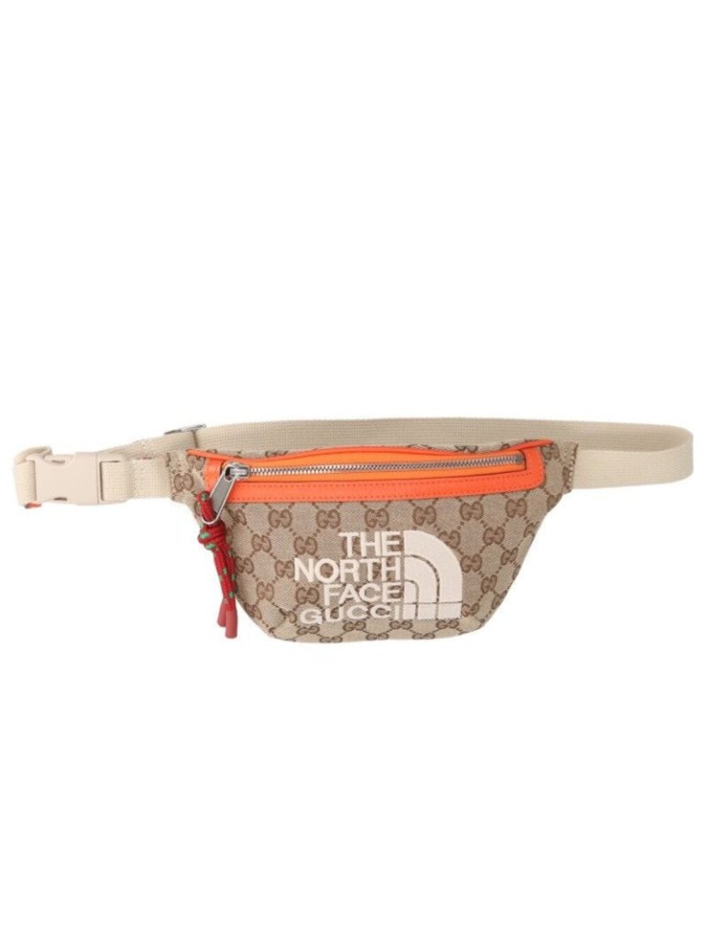 Gucci North Face the GG All Over Logo Embroidery Canvas Waist